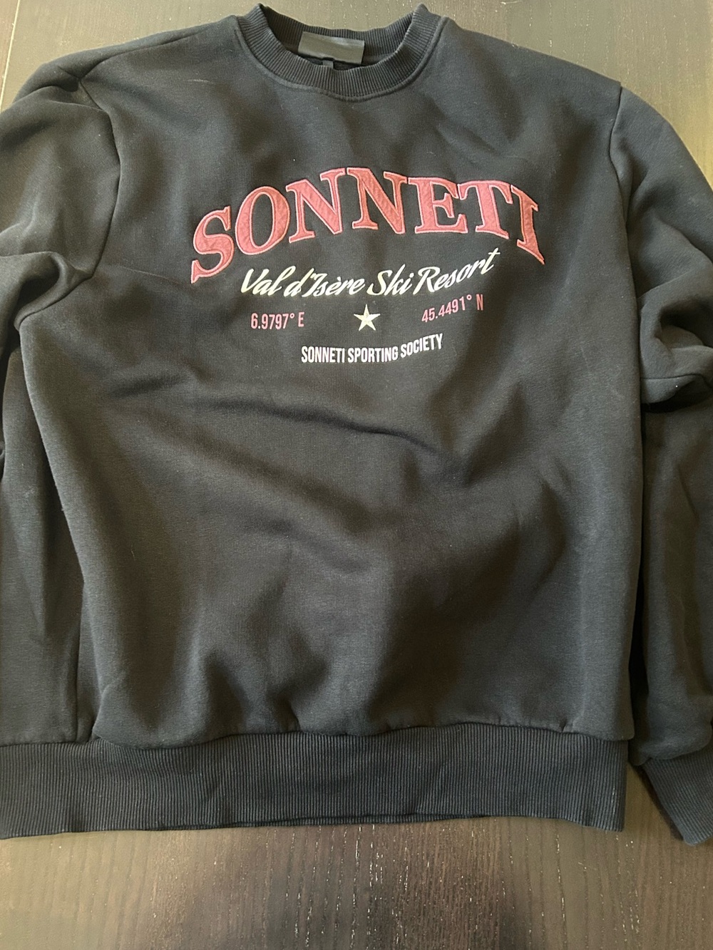 Kids' Black Sweatshirt with Sonneti London